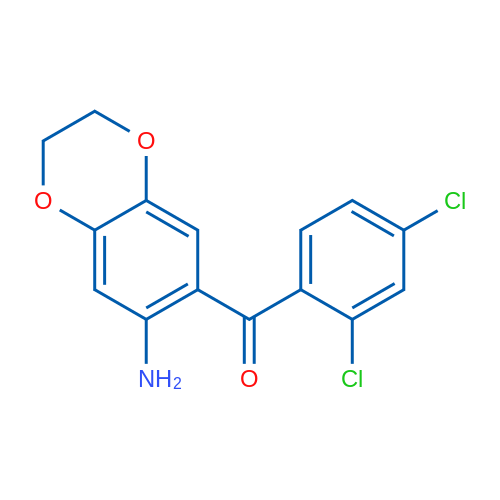 (7-Amino-2,3-dihydrobenzo[b][1,4]dioxin-6-yl)(2,4-dichlorophenyl)methanone 1g