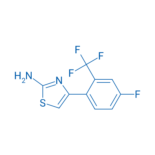 4-(4-Fluoro-2-(trifluoromethyl)phenyl)thiazol-2-amine 1g