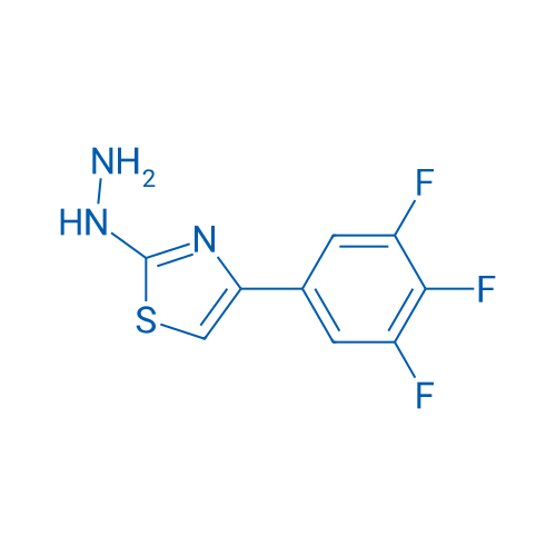 2-Hydrazinyl-4-(3,4,5-trifluorophenyl)thiazole 1g