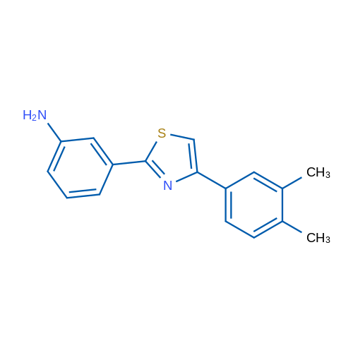 3-(4-(3,4-Dimethylphenyl)thiazol-2-yl)aniline 1g
