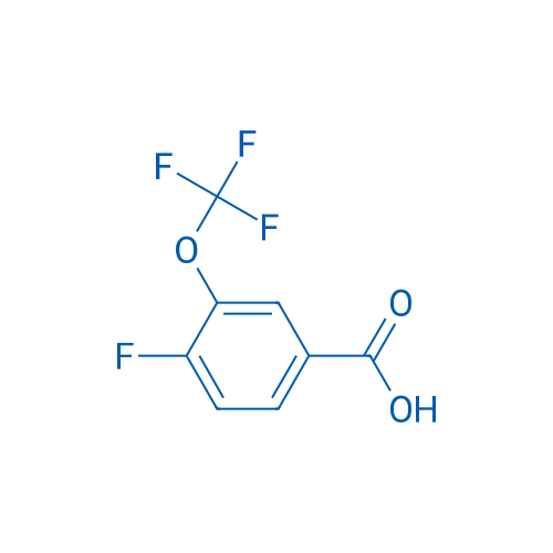 4-Fluoro-3-(trifluoromethoxy)benzoic acid 250mg