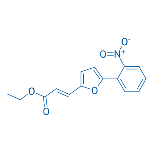 Ethyl 3-(5-(2-nitrophenyl)furan-2-yl)acrylate 1g