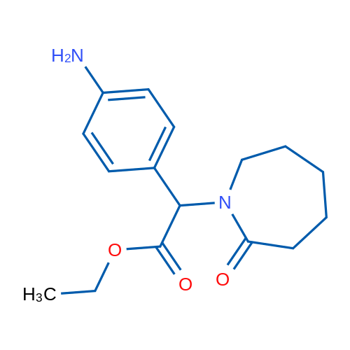 Ethyl 2-(4-aminophenyl)-2-(2-oxoazepan-1-yl)acetate 1g