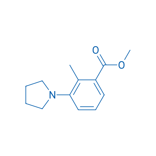 Methyl 2-methyl-3-(pyrrolidin-1-yl)benzoate 1g