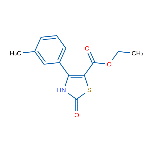 Ethyl 2-oxo-4-(m-tolyl)-2,3-dihydrothiazole-5-carboxylate 1g