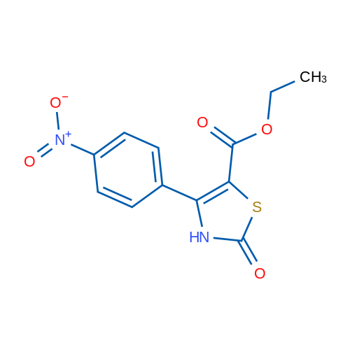 Ethyl 4-(4-nitrophenyl)-2-oxo-2,3-dihydrothiazole-5-carboxylate 1g