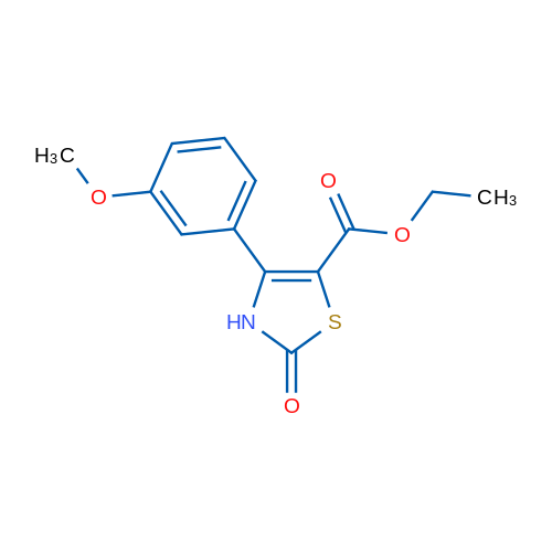 Ethyl 4-(3-methoxyphenyl)-2-oxo-2,3-dihydrothiazole-5-carboxylate 1g
