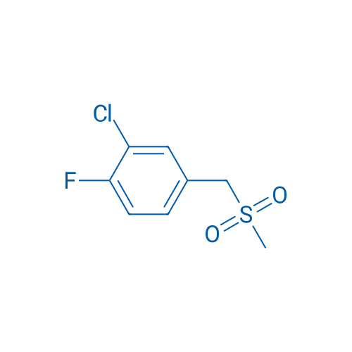 2-Chloro-1-fluoro-4-((methylsulfonyl)methyl)benzene 1g