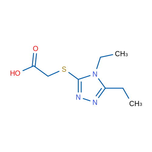 2-((4,5-Diethyl-4H-1,2,4-triazol-3-yl)thio)acetic acid 1g