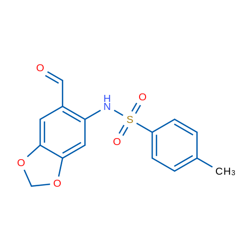 N-(6-Formylbenzo[d][1,3]dioxol-5-yl)-4-methylbenzenesulfonamide 1g