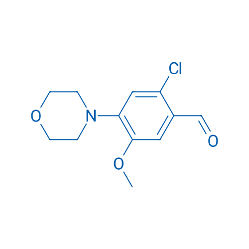2-Chloro-5-methoxy-4-morpholinobenzaldehyde 1g