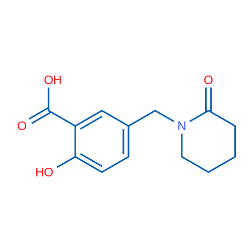 2-Hydroxy-5-((2-oxopiperidin-1-yl)methyl)benzoic acid 1g