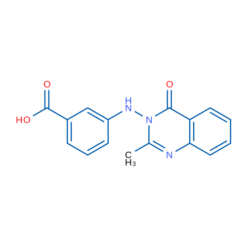 3-((2-Methyl-4-oxoquinazolin-3(4H)-yl)amino)benzoic acid 1g