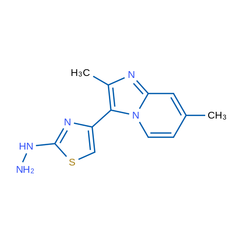 4-(2,7-Dimethylimidazo[1,2-a]pyridin-3-yl)-2-hydrazinylthiazole 1g