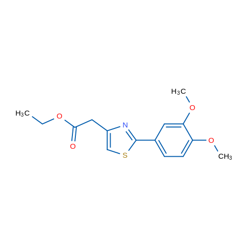 Ethyl 2-(2-(3,4-dimethoxyphenyl)thiazol-4-yl)acetate 1g