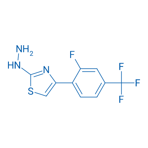 4-(2-Fluoro-4-(trifluoromethyl)phenyl)-2-hydrazinylthiazole 1g
