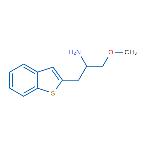 1-(Benzo[b]thiophen-2-yl)-3-methoxypropan-2-amine 1g