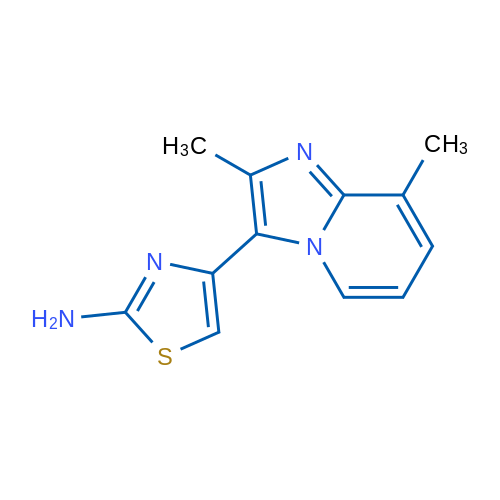 4-(2,8-Dimethylimidazo[1,2-a]pyridin-3-yl)thiazol-2-amine 1g