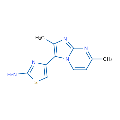 4-(2,7-Dimethylimidazo[1,2-a]pyrimidin-3-yl)thiazol-2-amine 1g