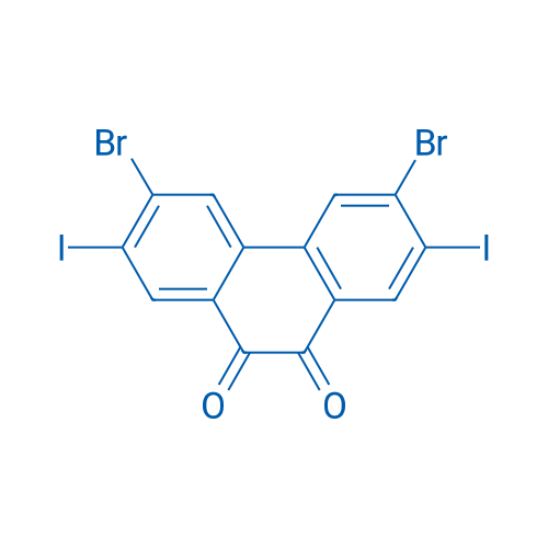 3,6-Dibromo-2,7-diiodophenanthrene-9,10-dione 100mg