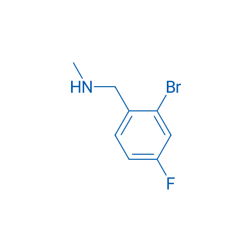 1-(2-Bromo-4-fluorophenyl)-N-methylmethanamine 100mg