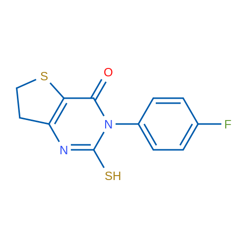 3-(4-Fluorophenyl)-2-mercapto-6,7-dihydrothieno[3,2-d]pyrimidin-4(3H)-one 10g