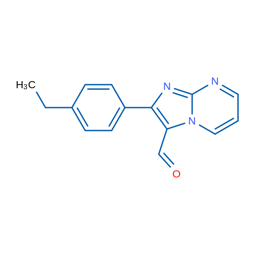 2-(4-Ethylphenyl)imidazo[1,2-a]pyrimidine-3-carbaldehyde 1g