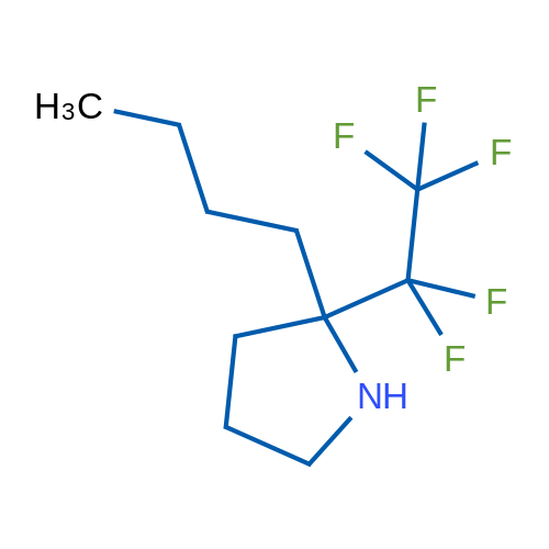 2-Butyl-2-(1,1,2,2,2-pentafluoroethyl)pyrrolidine 1g