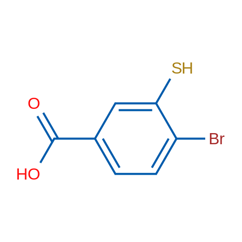 4-Bromo-3-mercapto-benzoic acid 1g