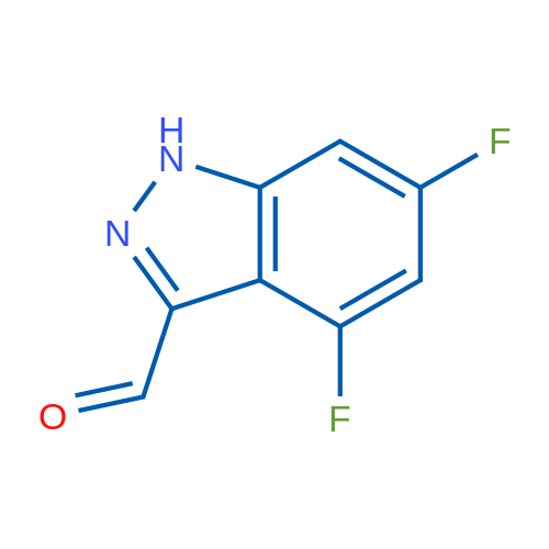 4,6-Difluoro-1H-indazole-3-carbaldehyde 1g