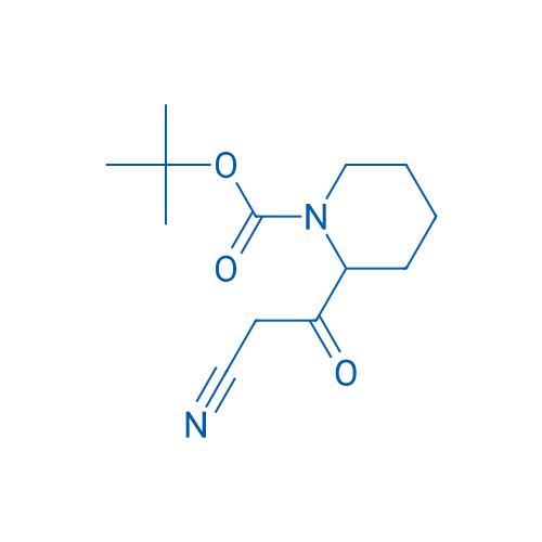 tert-Butyl 2-(2-cyanoacetyl)piperidine-1-carboxylate 1g