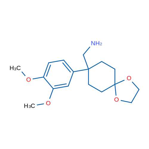 (8-(3,4-Dimethoxyphenyl)-1,4-dioxaspiro[4.5]decan-8-yl)methanamine 5g