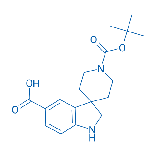 1'-(tert-Butoxycarbonyl)spiro[indoline-3,4'-piperidine]-5-carboxylic acid 100mg
