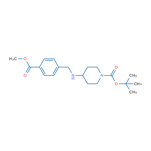 tert-Butyl 4-[4-(methoxycarbonyl)benzylamino]piperidine-1-carboxylate 1g