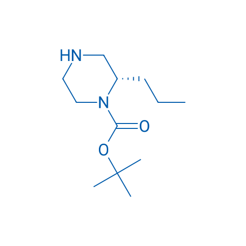 (S)-tert-Butyl 2-propylpiperazine-1-carboxylate 1g