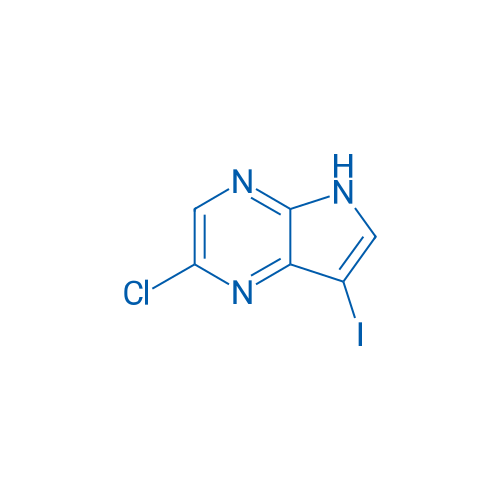 2-Chloro-7-iodo-5H-pyrrolo[2,3-b]pyrazine 1g