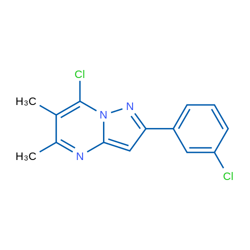 7-Chloro-2-(3-chlorophenyl)-5,6-dimethylpyrazolo[1,5-a]pyrimidine 5g