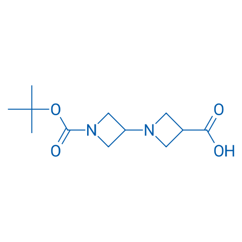 1-(1-tert-butoxycarbonylazetidin-3-yl)azetidine-3-carboxylic acid 100mg