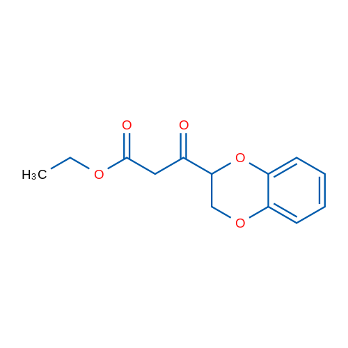 Ethyl 3-(2,3-dihydrobenzo[b][1,4]dioxin-2-yl)-3-oxopropanoate 250mg