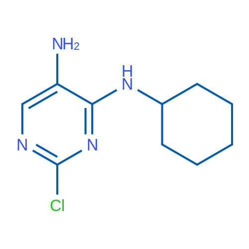 2-Chloro-4-N-cyclohexylpyrimidine-4,5-diamine 1g
