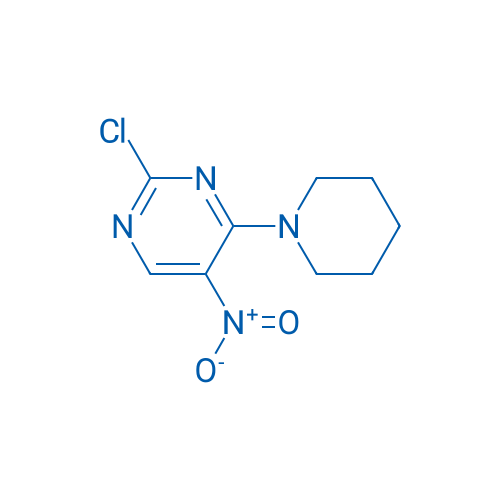 2-Chloro-5-nitro-4-(piperidin-1-yl)pyrimidine 1g