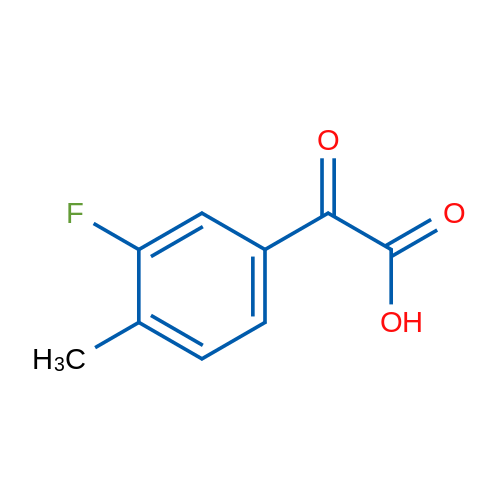 2-(3-Fluoro-4-methylphenyl)-2-oxoacetic acid 100mg