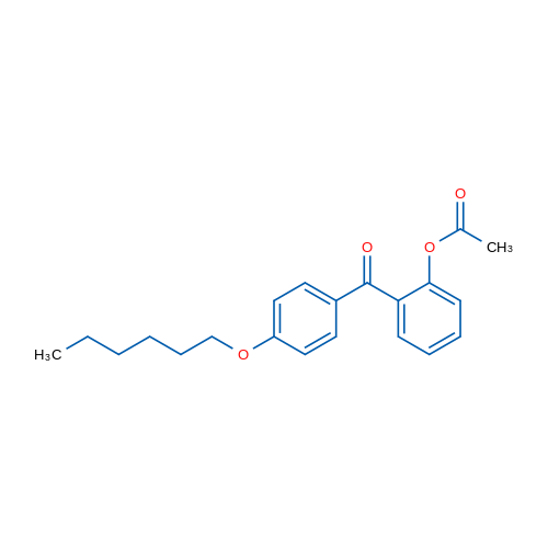 2-Acetoxy-4'-hexyloxybenzophenone 1g