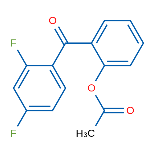 2-Acetoxy-2',4'-difluorobenzophenone 1g