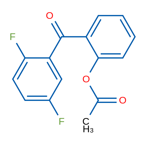 2-Acetoxy-2',5'-difluorobenzophenone 1g