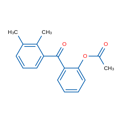 2-(2,3-Dimethylbenzoyl)phenyl acetate 1g