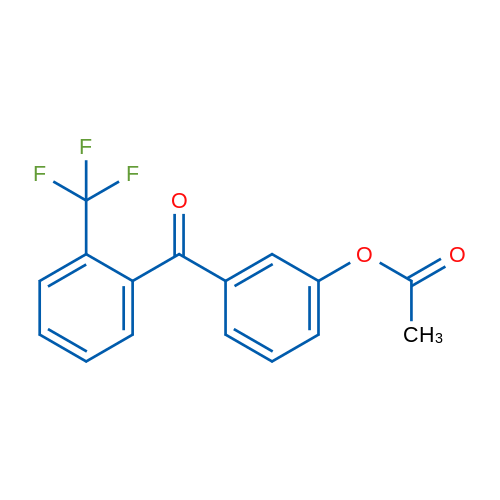 3-(2-(Trifluoromethyl)benzoyl)phenyl acetate 1g