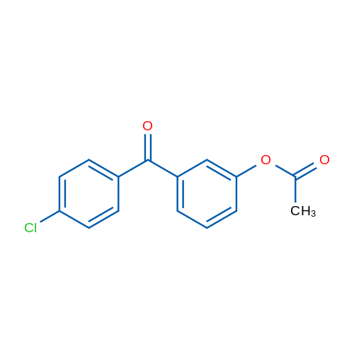 3-Acetoxy-4'-chlorobenzophenone 1g