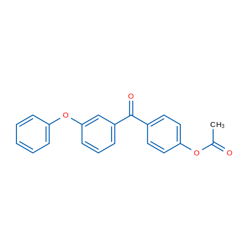 4-Acetoxy-3'-phenoxybenzophenone 1g