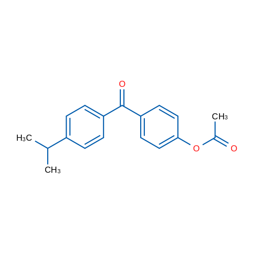 4-Acetoxy-4'-isopropylbenzophenone 1g
